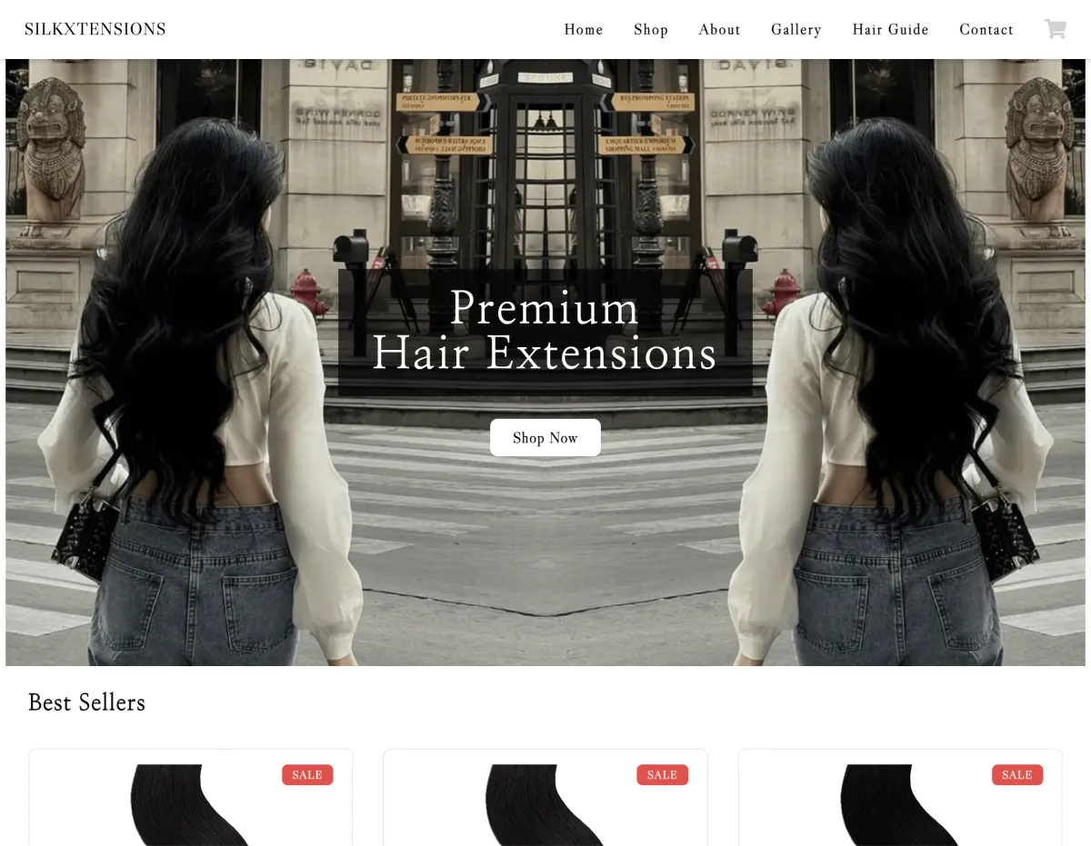 Silk-xtensions storefront